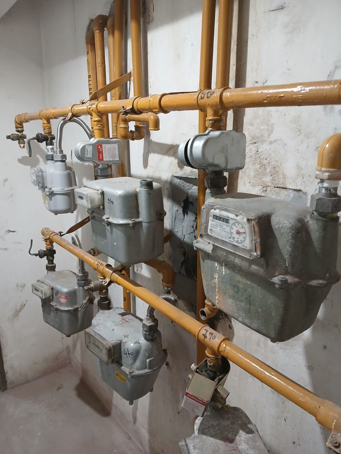 Antes – Cañerías de gas en mal estado